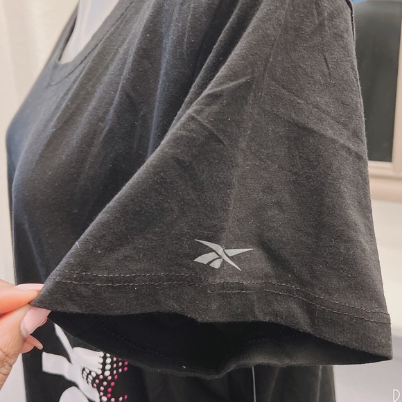 Reebok Fade Away Vector Slim Short Sleeve Tee, Plus Size 1X New with Tag - Picture 5 of 8